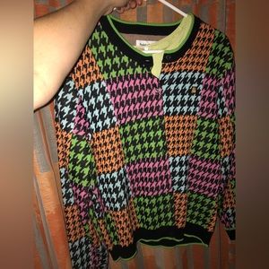 TEDDY FRESH houndstooth sweater 🧸